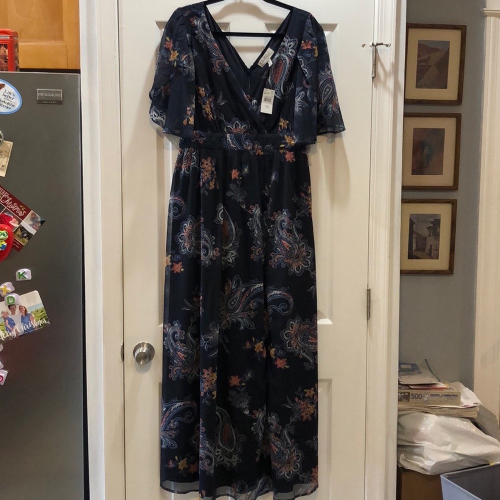 Jessica Simpson Maternity paisley maxi dress